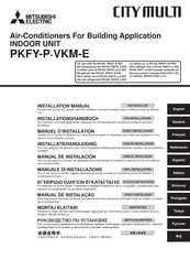 Mitsubishi Electric PKFY-P VKM-E Series Installatiehandleiding