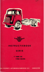 DAF T 1900 DS 1962 Series Instructieboekje