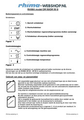 Rhima DR50 Bedieningshandleiding