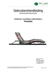 tekvor care Freestyle Gebruikershandleiding