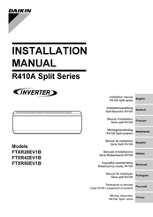 Daikin FTXR28EV1B Installatiehandleiding