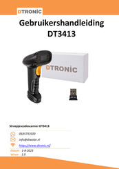 Dtronic DT3413 Gebruikershandleiding