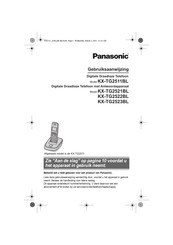 Panasonic KX-TG2522BL Gebruiksaanwijzing