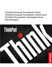 Lenovo ThinkPad Thunderbolt 4 Workstation Dock Gebruikersgids