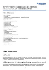 schmersal AZM 161SK-12/12RKAT-024 Bedienings- En Montagehandleiding