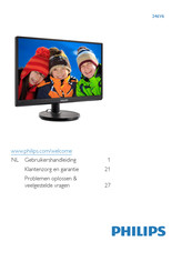 Philips 246V6 Gebruikershandleiding