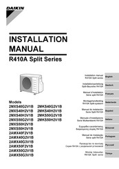 Daikin 2MXS40H2V1B Montagehandleiding