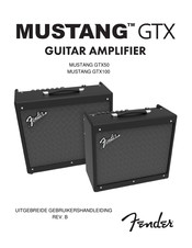 Fender MUSTANG GTX100 Gebruikershandleiding