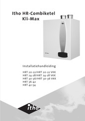 Itho Kli-Max HRT 24-28 VKK Installatiehandleiding