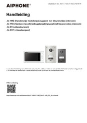 Aiphone JV-1FD Handleiding