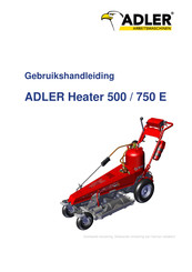 Adler Heater 750 E Gebruikshandleiding