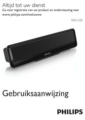 Philips SPA2100 Gebruiksaanwijzing