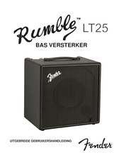 Fender Rumble LT25 Gebruikershandleiding