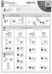 SOMFY Oximo 40 io Korte Montagehandleiding