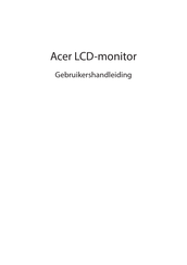 Acer EB490QK Gebruikershandleiding