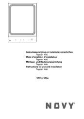 Novy 3753 Gebruiksaanwijzing En Installatievoorschriften