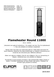 EUROM Flameheater Round 11000 Gebruiksaanwijzing