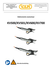 Volpi KV501 Gebruikershandleiding