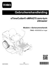 Toro 75642 Gebruikershandleiding