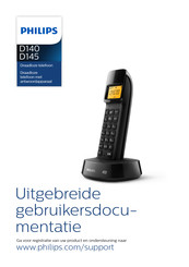 Philips D140 Gebruiksaanwijzing