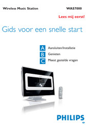 Philips WAS7000 Gids Voor Een Snelle Start