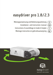 easydriver pro 1.8 Gebruiks- En Montagehandleiding