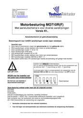 Tedsen MO710RF Gebruiksaanwijzing