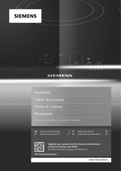 Siemens ET6 BNA1 Series Gebruikershandleiding