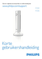 Philips M335 Gebruikershandleiding