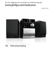 Philips MCM1110 Series Gebruiksaanwijzing