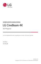 LG CineBeam 4K HU70LSB Series Gebruikershandleiding