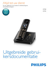 Philips D7051B/22 Uitgebreide Gebruikersdocumentatie