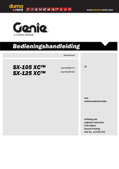 Terex Genie SX-125 XC Bedieningshandleiding