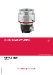 Pfeiffer Vacuum HIPACE 1800 Gebruiksaanwijzing