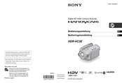 Sony HANDYCAM HDR-HC3E Bedieningshandleiding