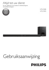 Philips HTL2183S/12 Gebruiksaanwijzing