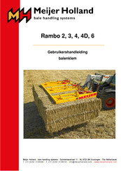 Meijer Holland Rambo 6 Gebruikershandleiding