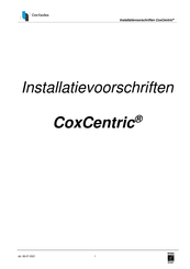 Cox Geelen CoxCentric Installatievoorschriften