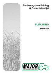 Major FLEX WING MJ38-540 Bedieningshandleiding