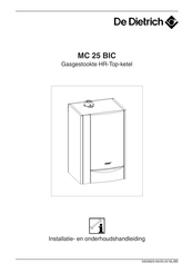 De Dietrich MC 25 BIC Installatie- En Onderhoudshandleiding