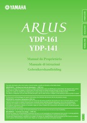 Yamaha ARIUS YDP-161 Gebruikershandleiding