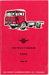 DAF 2600 DP Series 1965 Instructieboekje