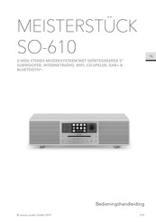 Sonoro SO-610 Bedieningshandleiding