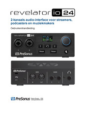 PRESONUS Revelator io24 Gebruikershandleiding