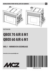 Mcz QBOX 70 AIR 8 M1 Handleiding Voor Installatie En Gebruik