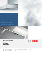 Bosch DFO060W51 Gebruiksaanwijzing