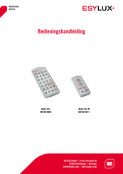 ESYLUX Mobil-RCi-M Bedieningshandleiding