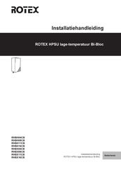 Rotex RHBH16CB Installatiehandleiding