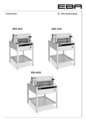 EBA 5255 Gebruiksaanwijzing