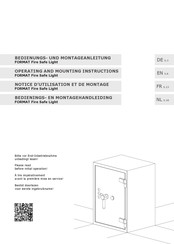 Tresor Quadriga Fire X Bedienings- En Montagehandleiding